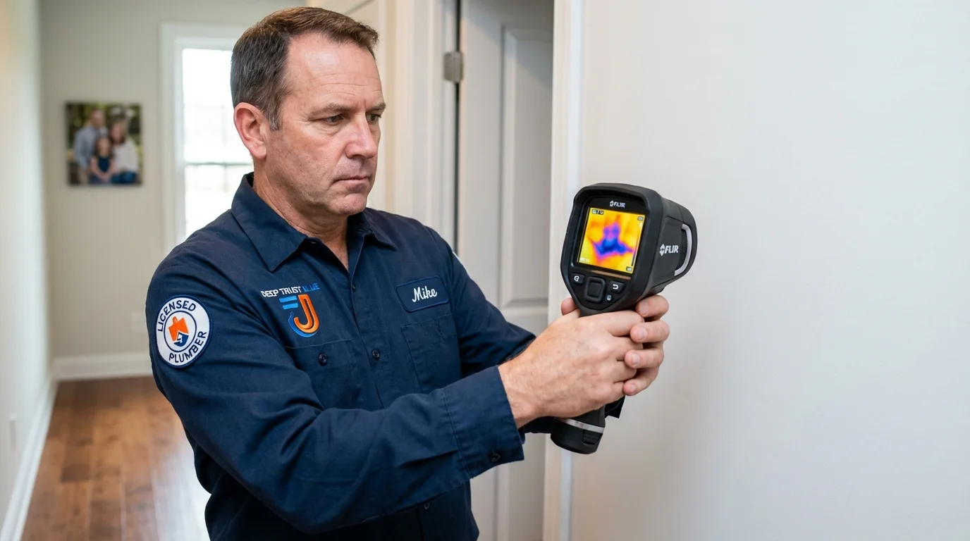 Thermal imaging leak detection by Johns Plumbing LLC in Eagar